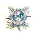 Eclipse tattoo design idea