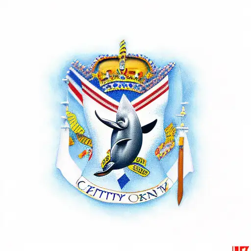 Kennedy coat of arms, Avise La Fin, ugly dolphin tattoo design idea