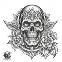 knee tattoo men's tattoo design idea