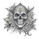 knee tattoo men's tattoo design idea