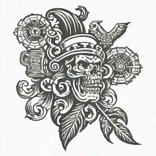 OCG (organized beer group) tattoo design idea