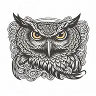 owl tattoo design idea