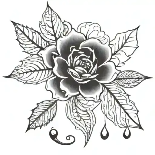 M & S tattoo design idea