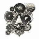 geological timeline tattoo design idea