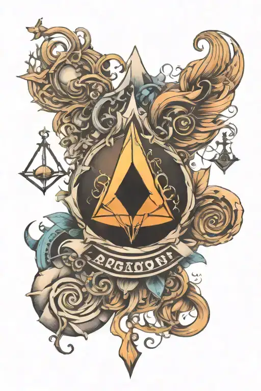 addiction recovery symbol tattoo design idea