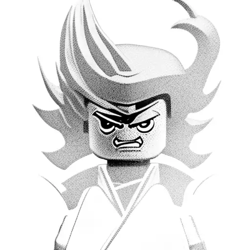 Lego ninjago tattoo design idea