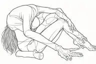 depression alone and about pushing tattoo design idea