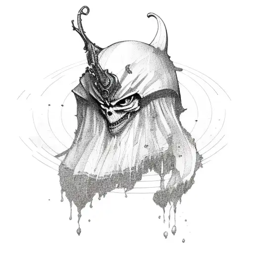 ghost  tattoo design idea