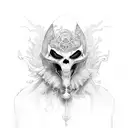 ghost  tattoo design idea