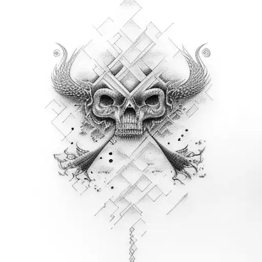 judiasm and Rak Chazak Amats tattoo design idea