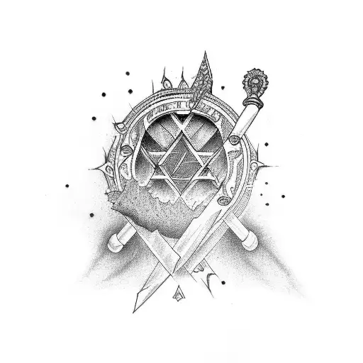 forearm tattoo the represents judiasim and 12 tribes of israel tattoo design idea