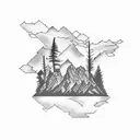 yellowstone  tattoo design idea