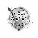 Jason Friday the 13th with axe tattoo design idea