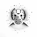 Jason Friday the 13th with axe tattoo design idea
