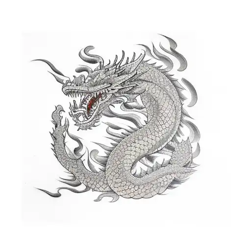 37 Best Dragon tattoo with flowers ideas | dragon tattoo, dragon tattoo  designs, dragon drawing