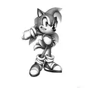 sonic the hedgehog tattoo design idea