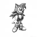 sonic the hedgehog tattoo design idea