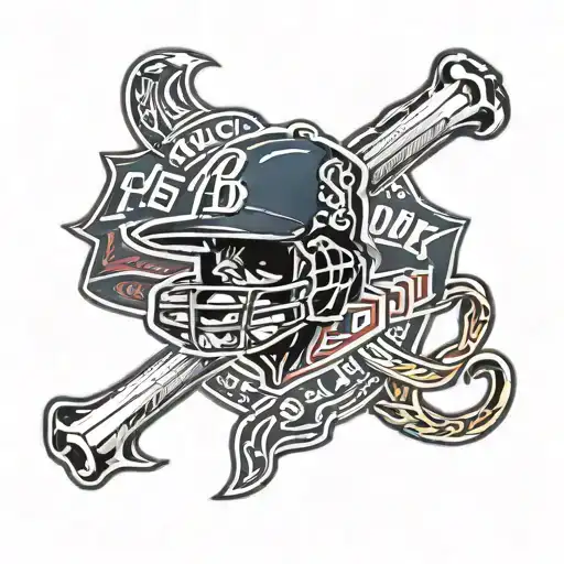 B red sox logo with the patriots logo inside, the celtics logo inside, the bruins logo inside and the red sox logo insid tattoo design idea