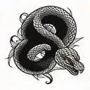 snake skin This tattoo tattoo design idea