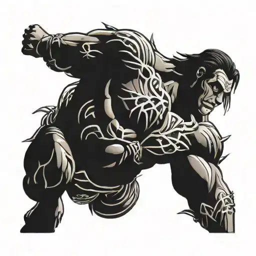 tarzan tattoo design idea