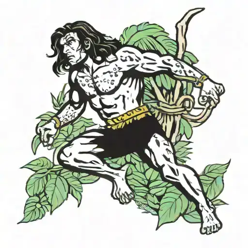 tarzan  tattoo design idea