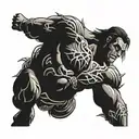 tarzan tattoo design idea