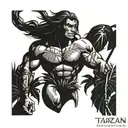 tarzan tattoo design idea