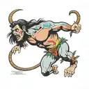 tarzan tattoo design idea