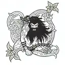 tarzan tattoo design idea