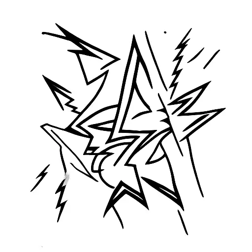 Lightning Bolt tattoo design idea