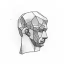 the thinker statue tattoo design idea