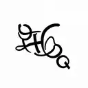 couples initials  tattoo design idea