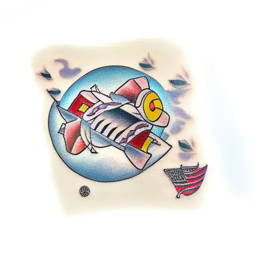 spam musubi  tattoo design idea