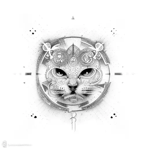 Law of attraction  tattoo design idea