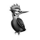 a woodpecker tattoo design idea