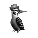 a woodpecker tattoo design idea