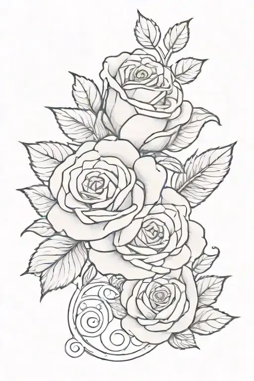 A small-medium size tattoo on the forearm that says "Sasha" with a rose and heart tattoo design idea