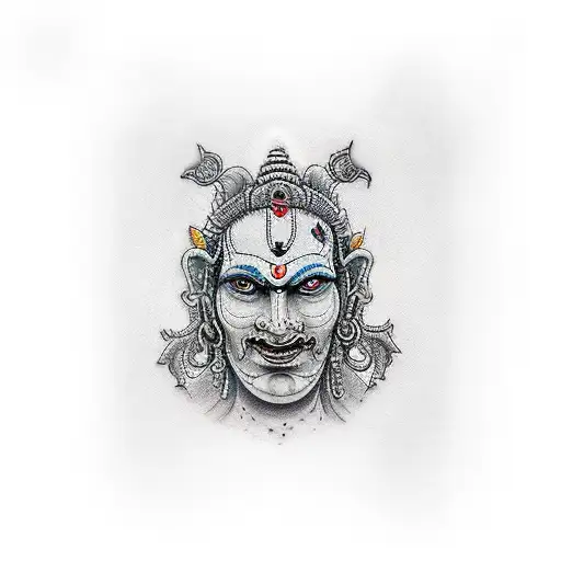 mahakal tattoo design idea