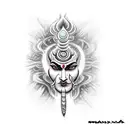 mahadev tattoo design idea