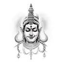 mahadev tattoo design idea