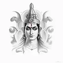 mahadev tattoo design idea