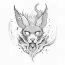 another in the fire tattoo design idea