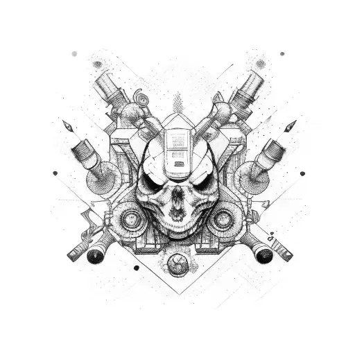 Chemical Engineer tattoo design idea