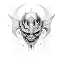 baby demon  tattoo design idea