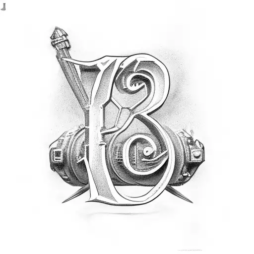 70+ Letter B Tattoo Designs, Ideas and Templates - Tattoo Me Now | Letter b  tattoo, Crown tattoo on wrist, Tattoo lettering