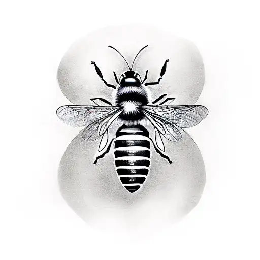Honey Bee tattoo design idea