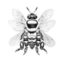 Honey Bee tattoo design idea