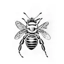 Honey Bee tattoo design idea
