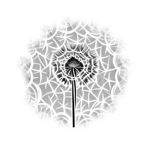 Dandelion tattoo design idea