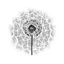 Dandelion tattoo design idea